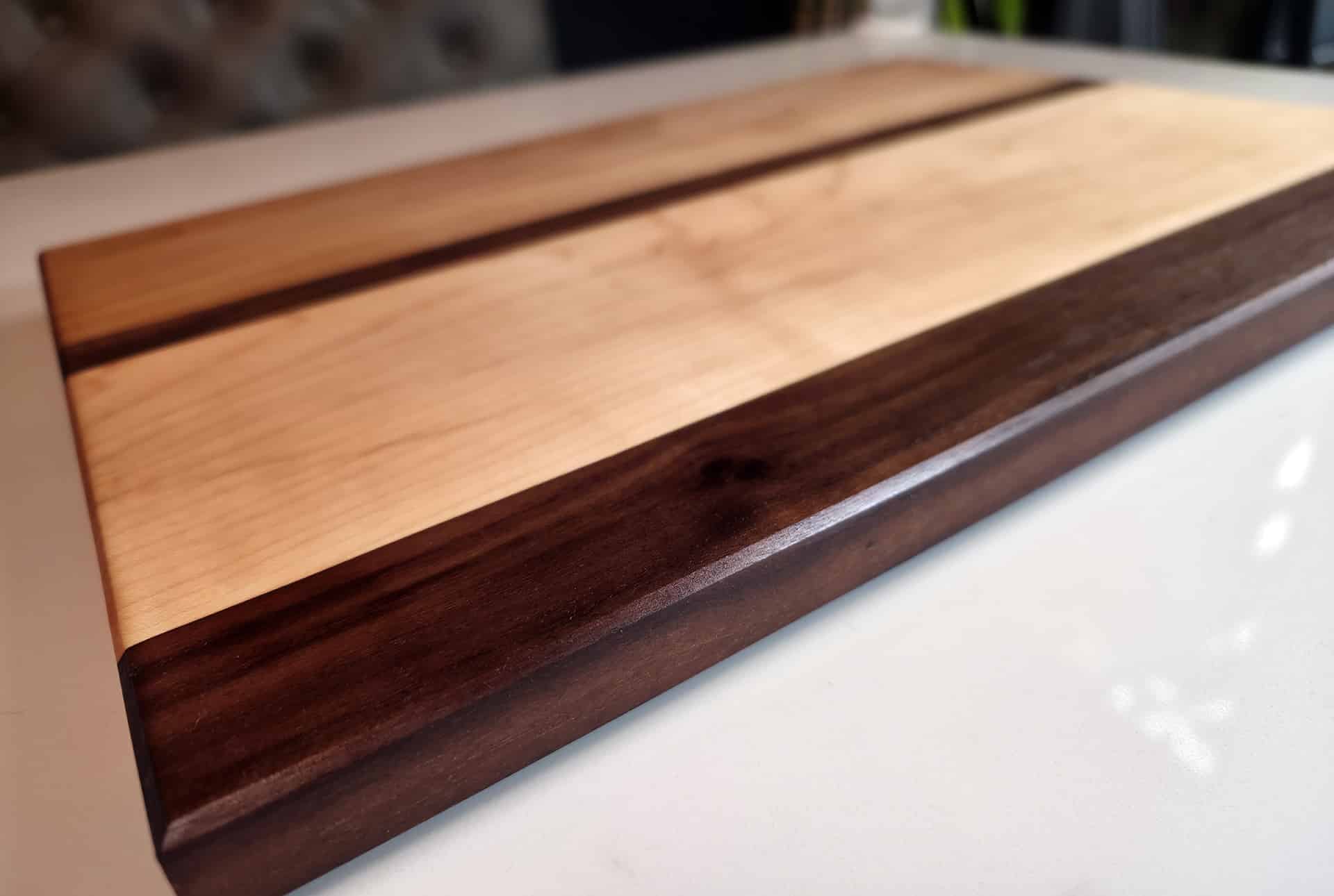 Maple, Sugar Maple & Walnut Serving Board