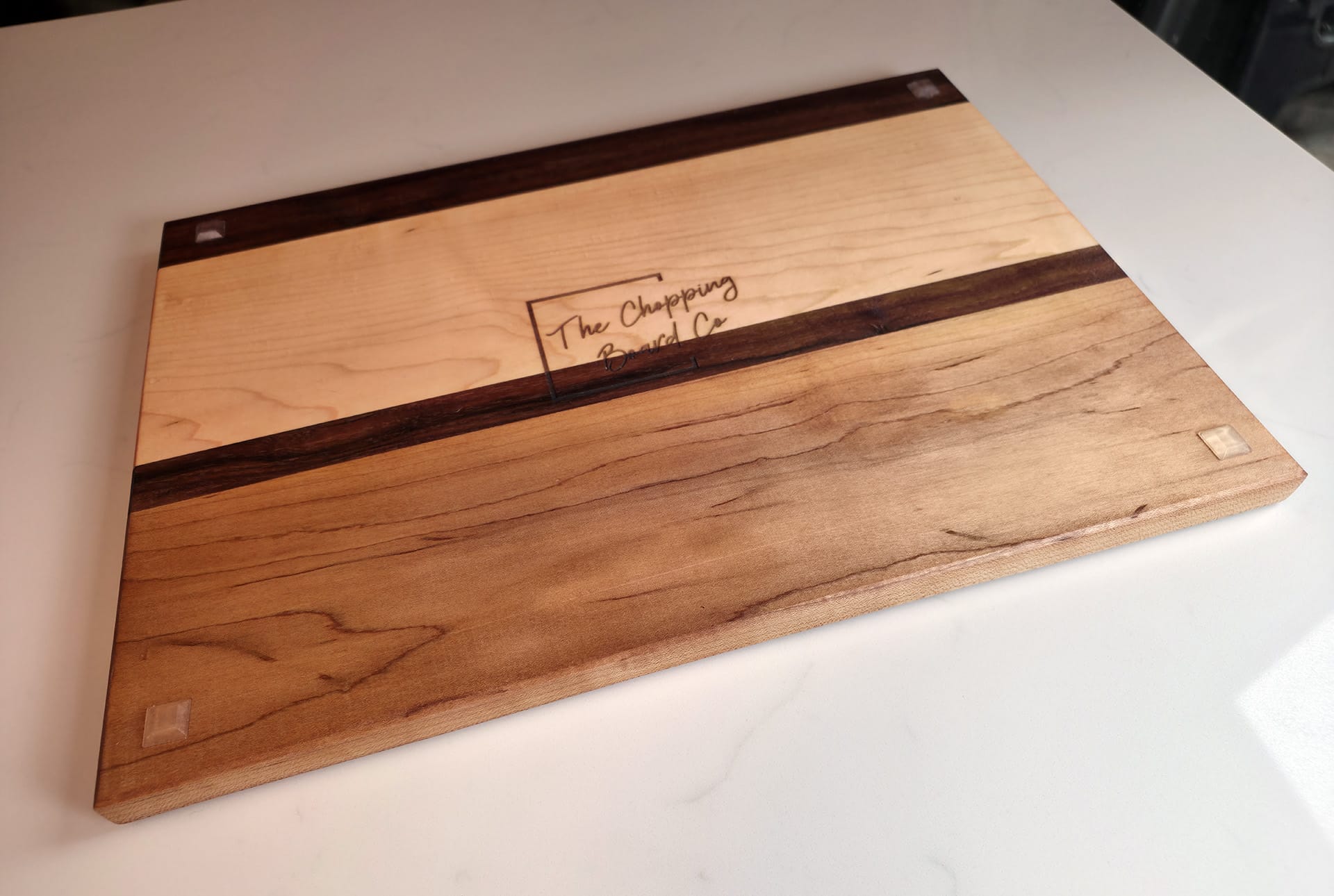 Maple, Sugar Maple & Walnut Serving Board