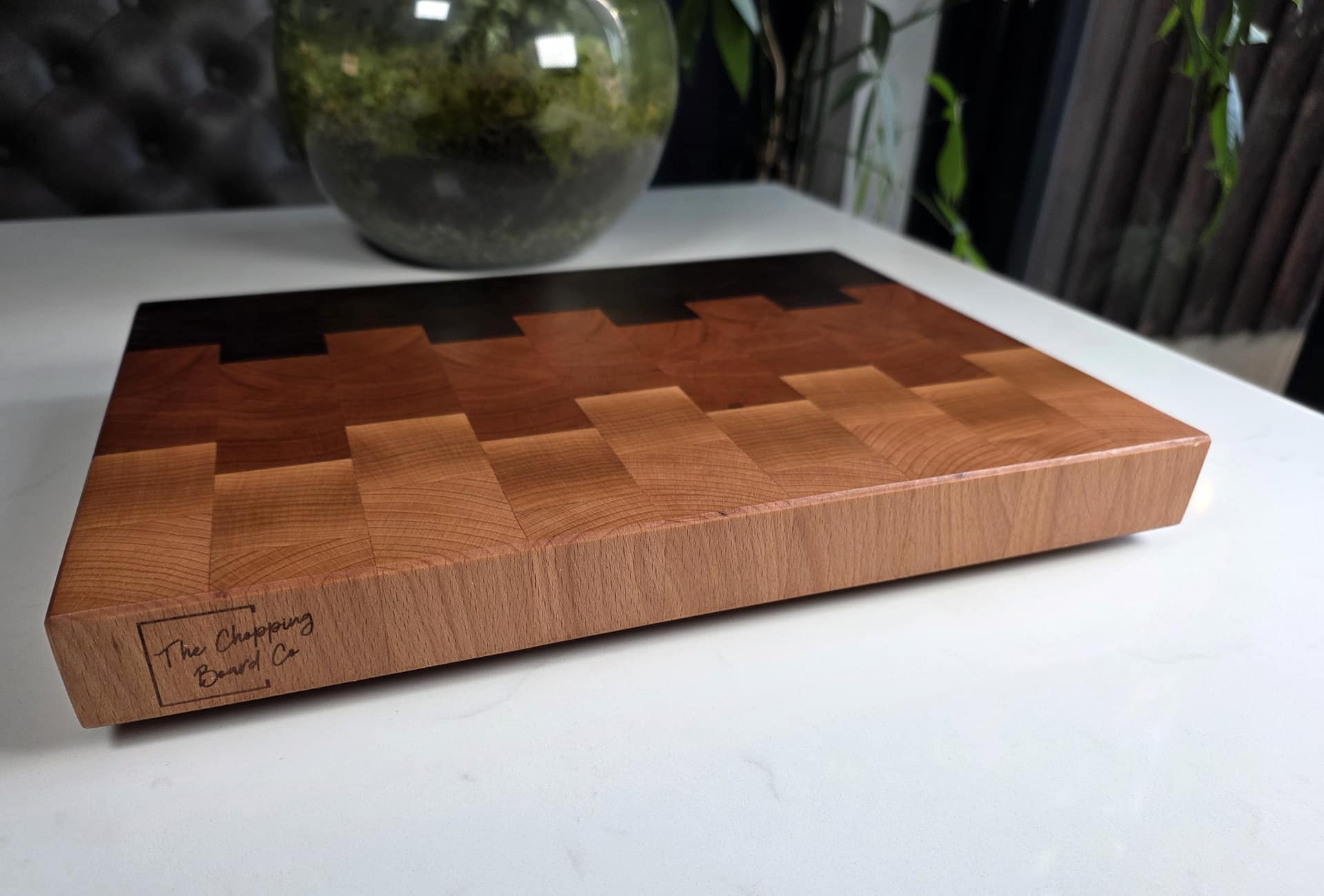 Ombre Walnut, Cherry, Beech & Maple Butcher’s Block