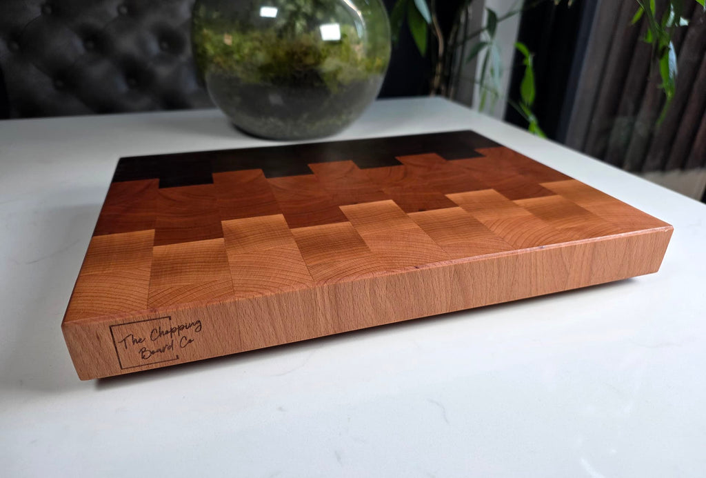 Ombre Walnut, Cherry, Beech & Maple Butcher’s Block