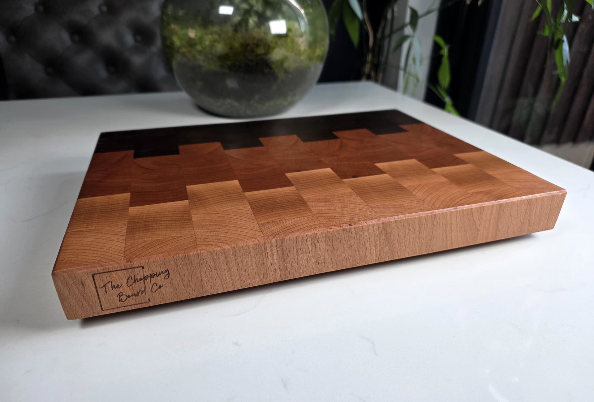 Ombre Walnut, Cherry, Beech & Maple Butcher’s Block