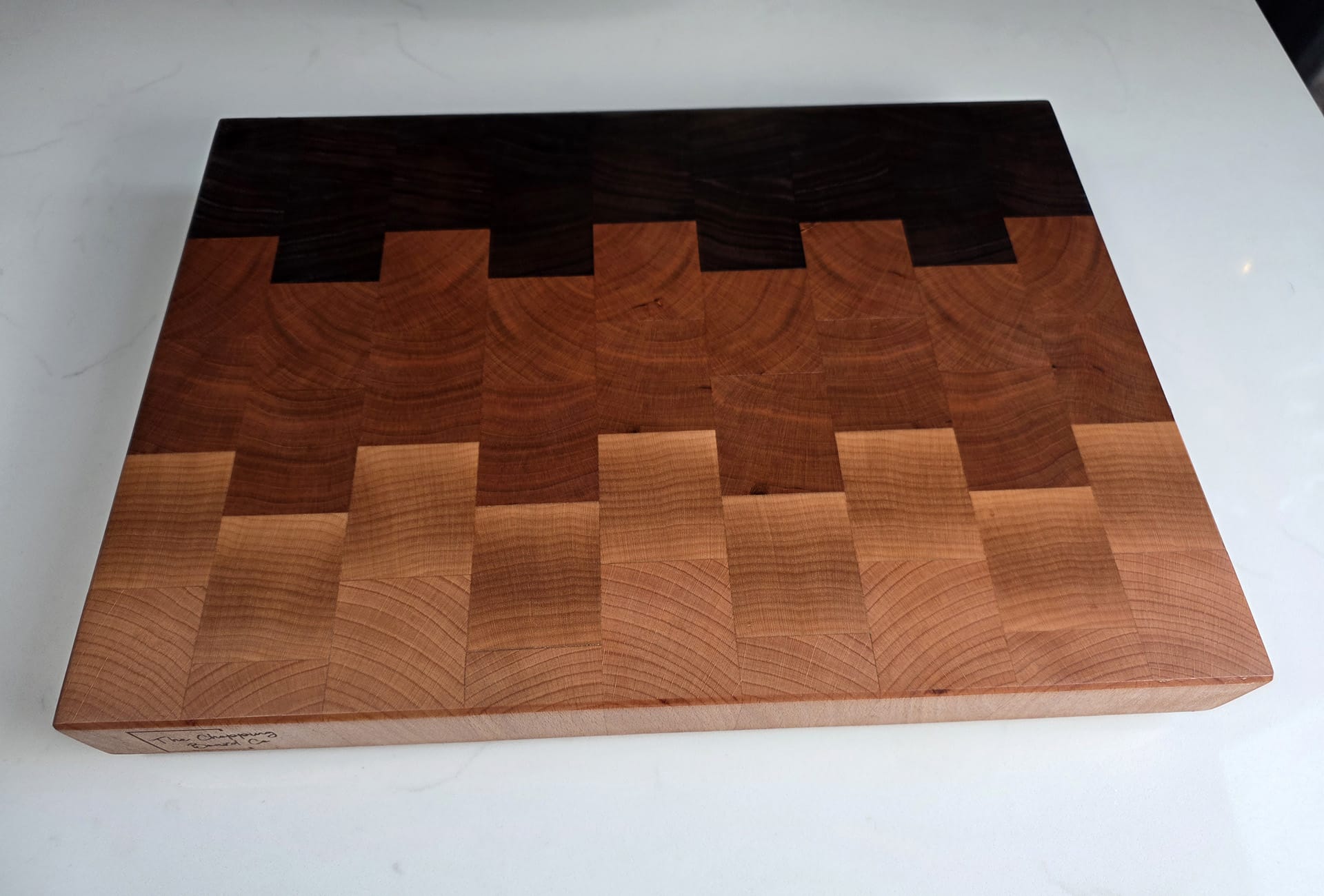 Ombre Walnut, Cherry, Beech & Maple Butcher’s Block