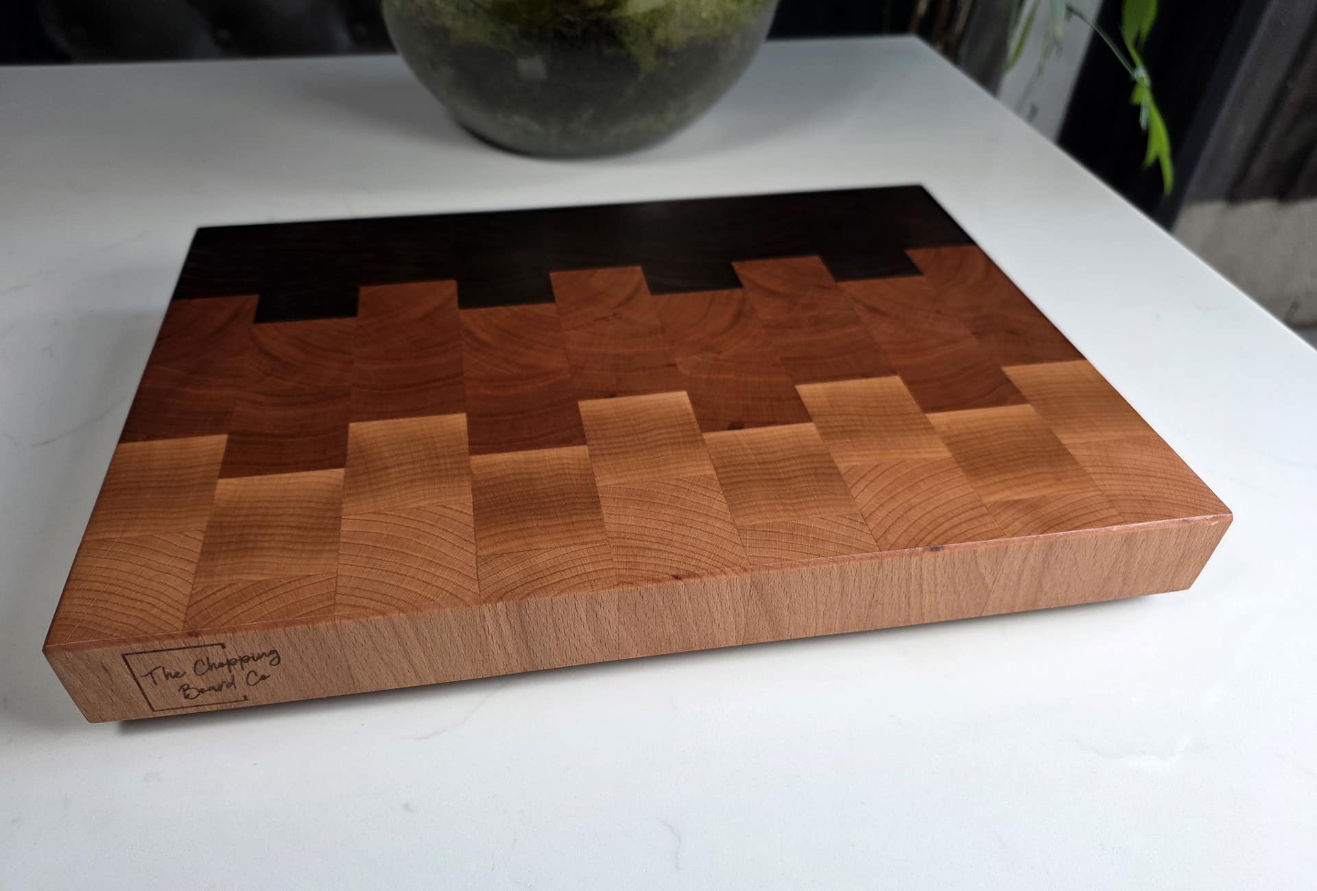Ombre Walnut, Cherry, Beech & Maple Butcher’s Block