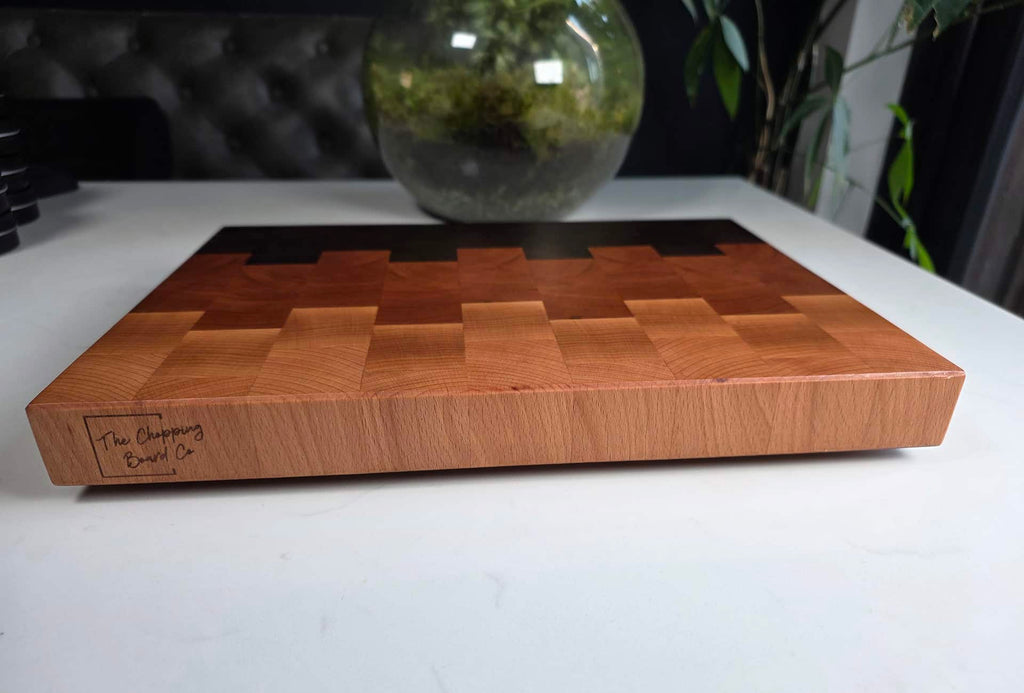 Ombre Walnut, Cherry, Beech & Maple Butcher’s Block