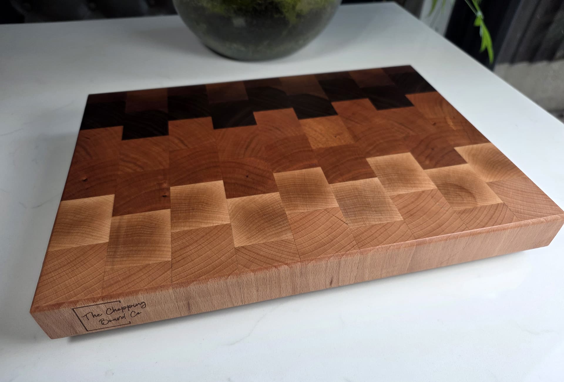 Ombre Walnut, Cherry, Beech & Maple Butcher’s Block