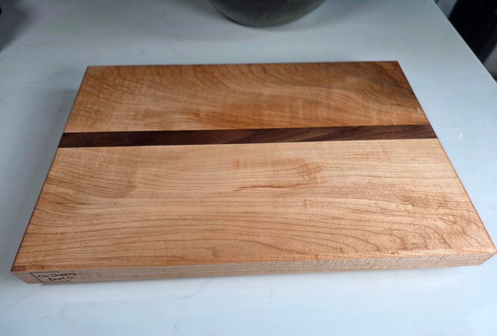 Sugar Maple and Walnut Chopping Board