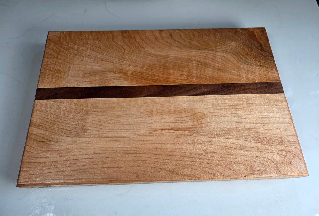 Sugar Maple and Walnut Chopping Board