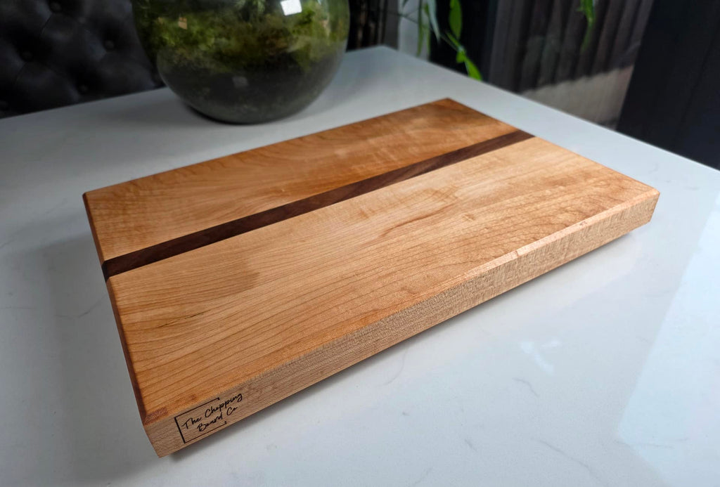 Sugar Maple and Walnut Chopping Board