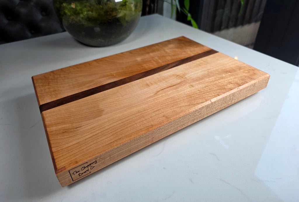 Sugar Maple and Walnut Chopping Board
