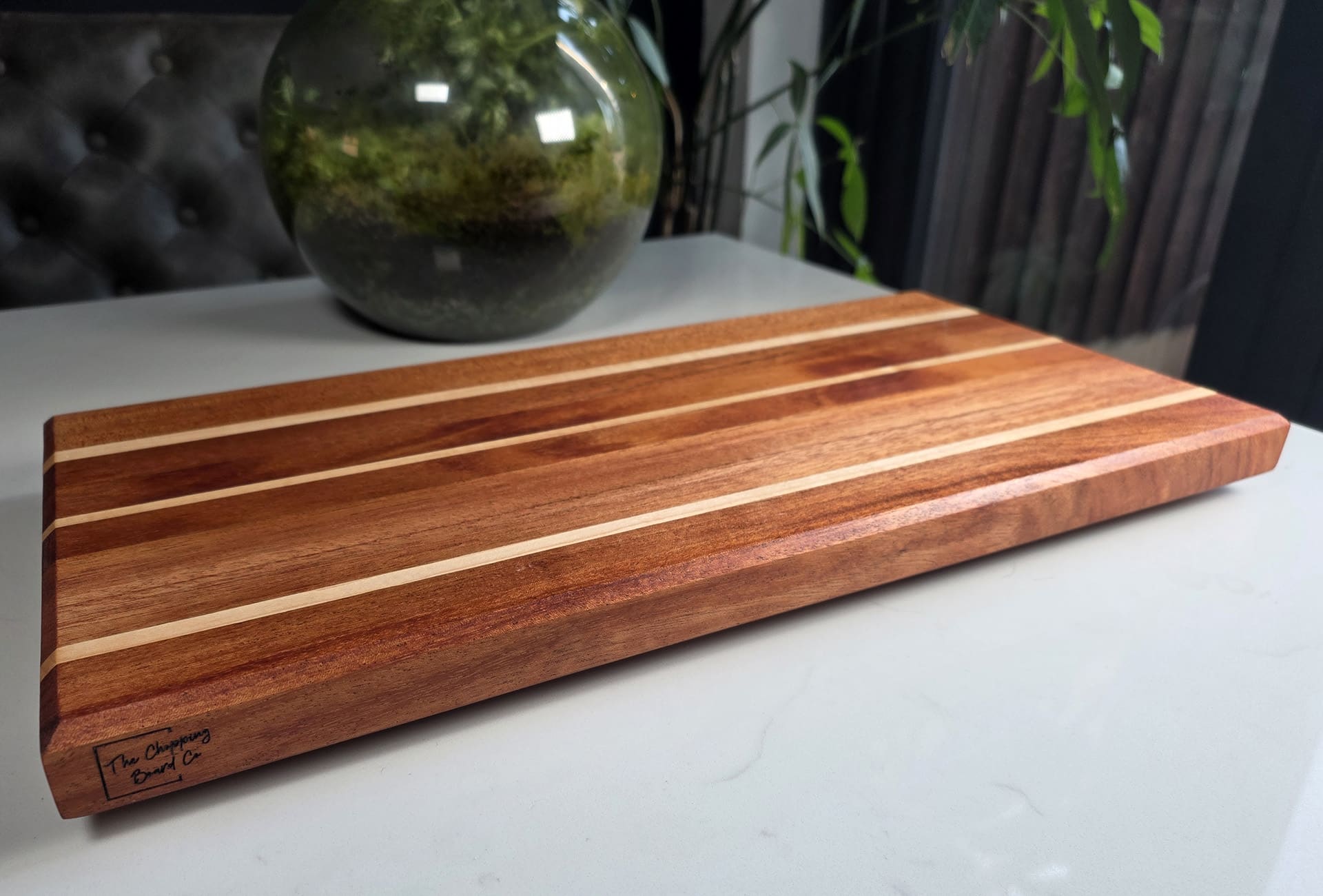 Mahogany & Maple Serving Board