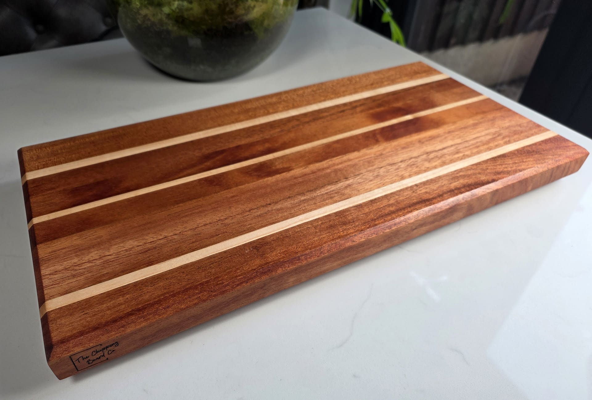 Mahogany & Maple Serving Board