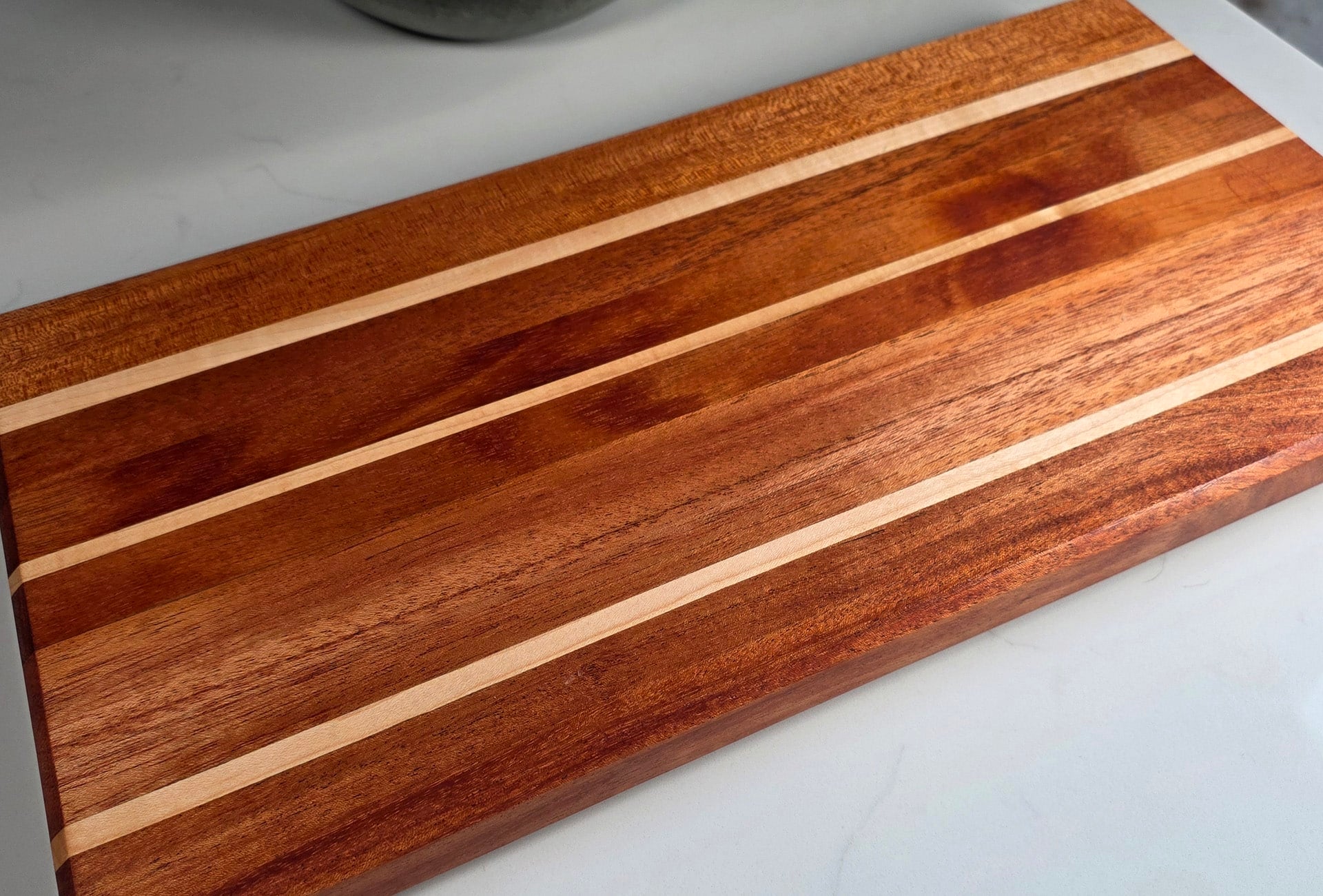Mahogany & Maple Serving Board