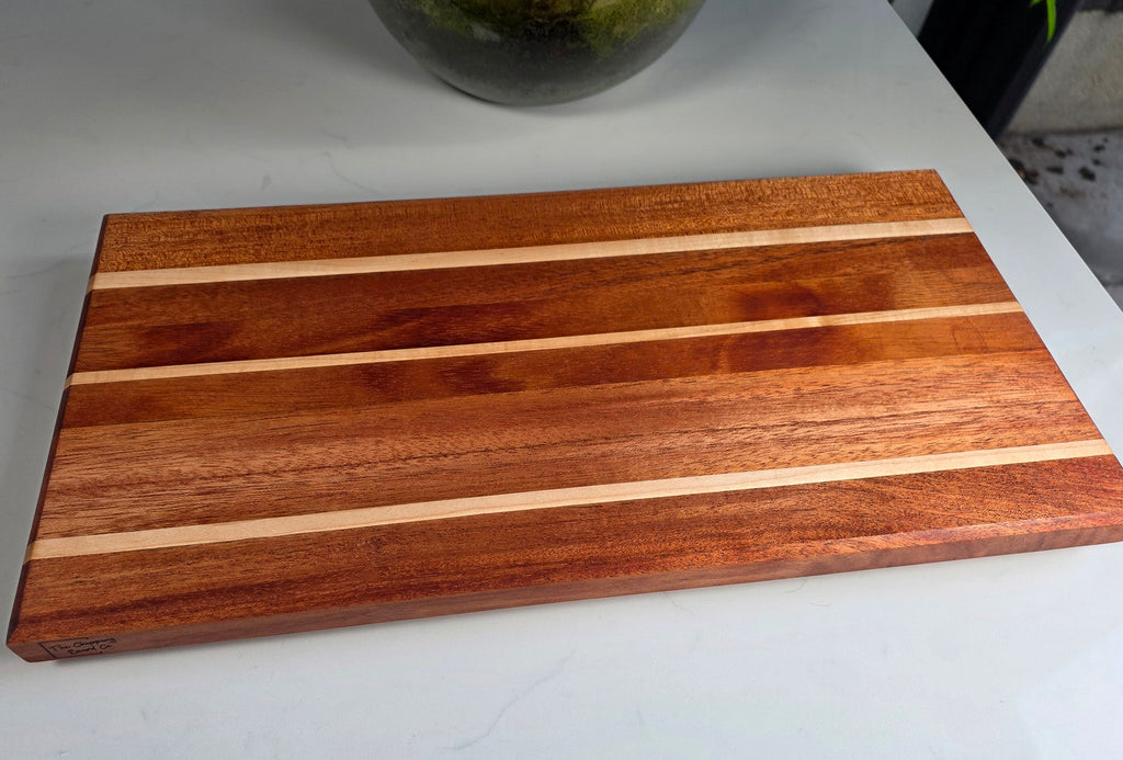 Mahogany & Maple Serving Board