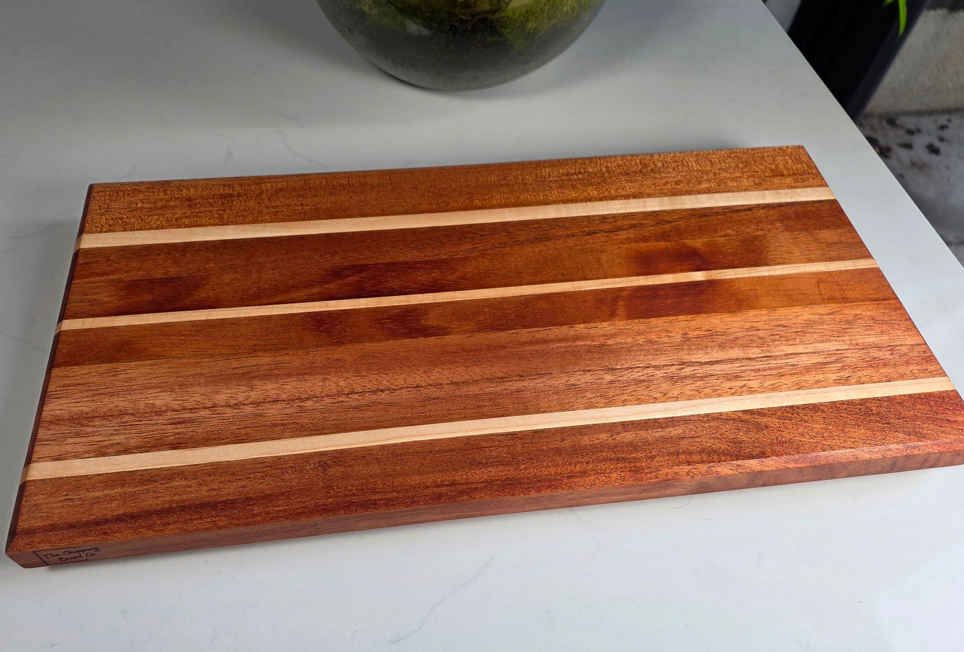 Mahogany & Maple Serving Board