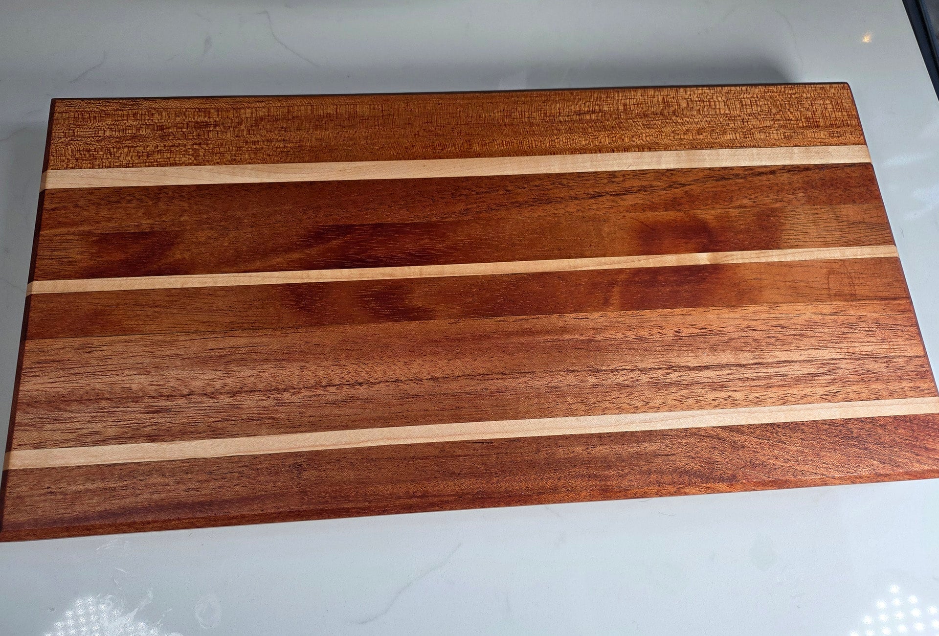 Mahogany & Maple Serving Board