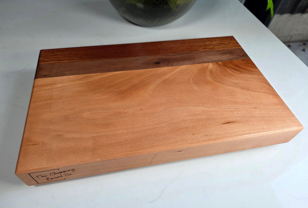Beech, Walnut & Sapele Chopping Board