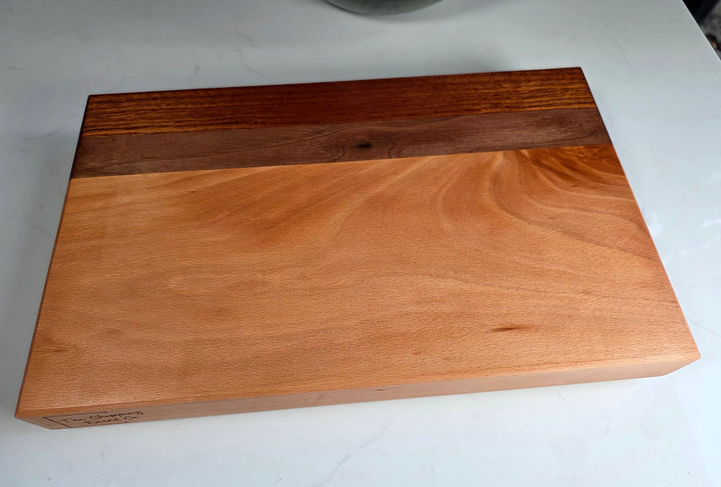 Beech, Walnut & Sapele Chopping Board