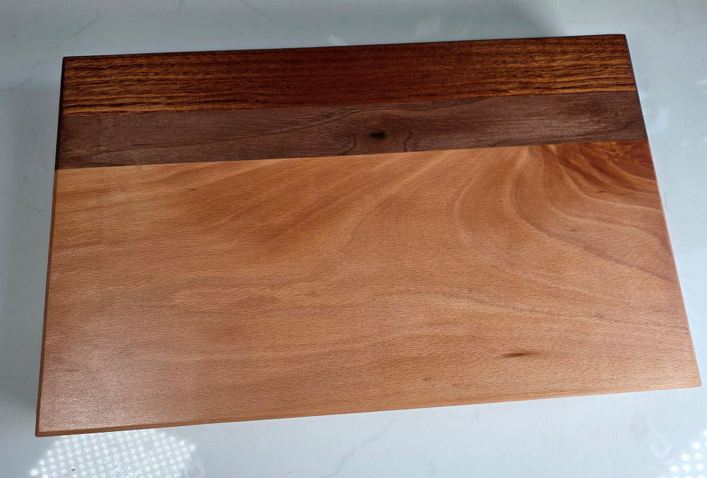 Beech, Walnut & Sapele Chopping Board