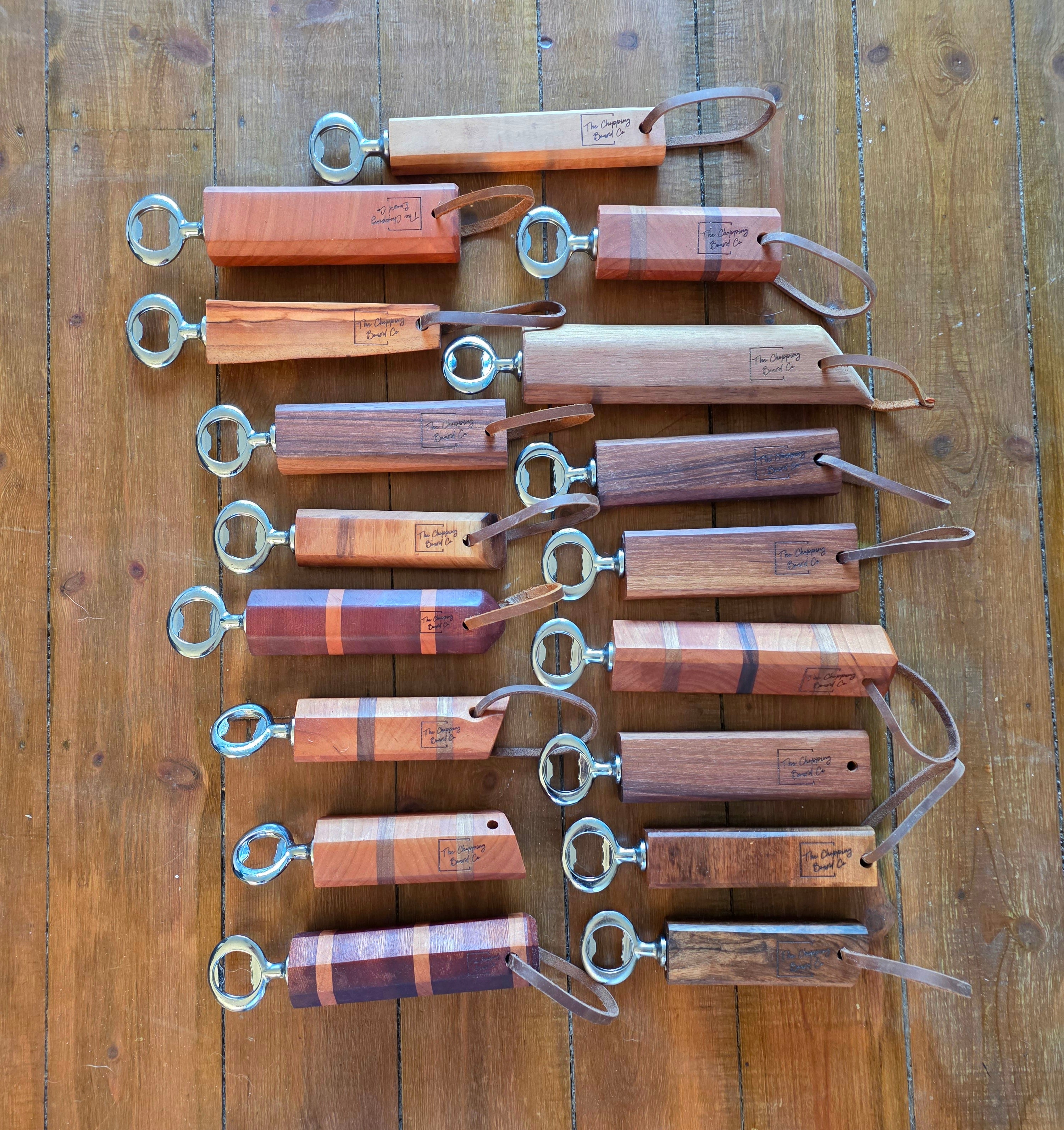 Handmade Hardwood Bottle Openers