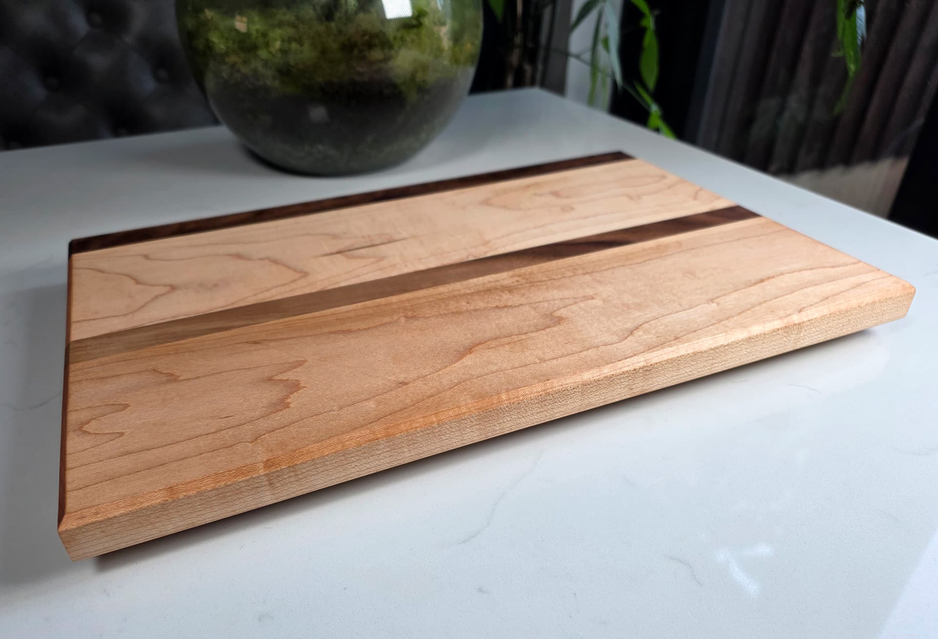 Maple and Walnut Serving Board