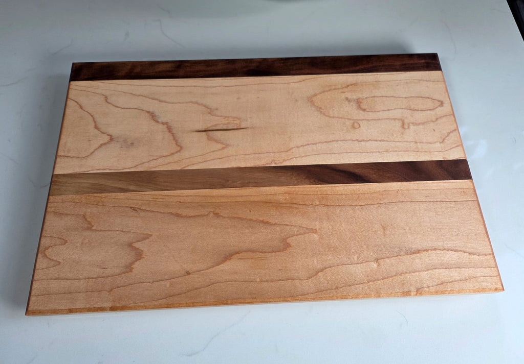 Maple and Walnut Serving Board