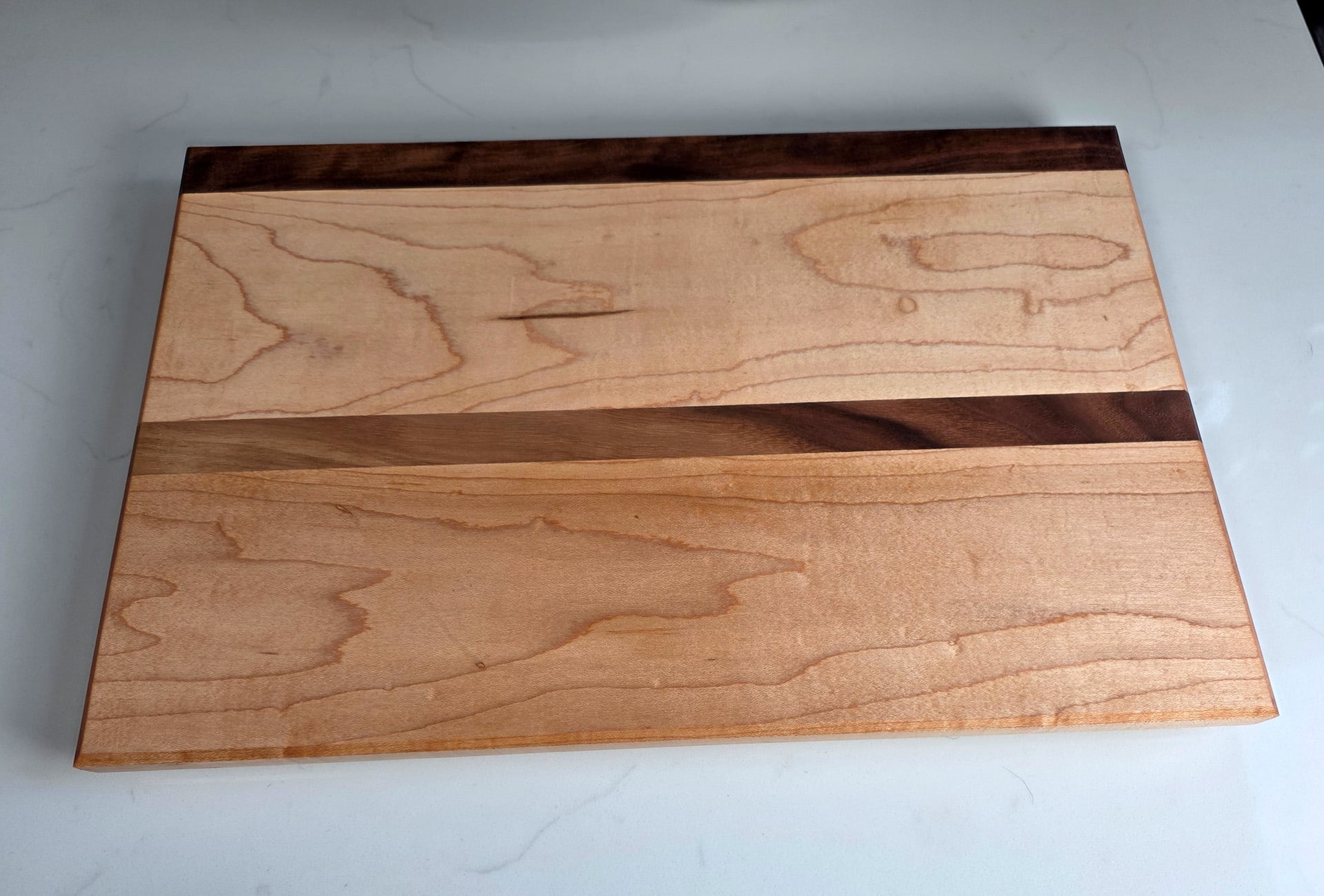 Maple and Walnut Serving Board