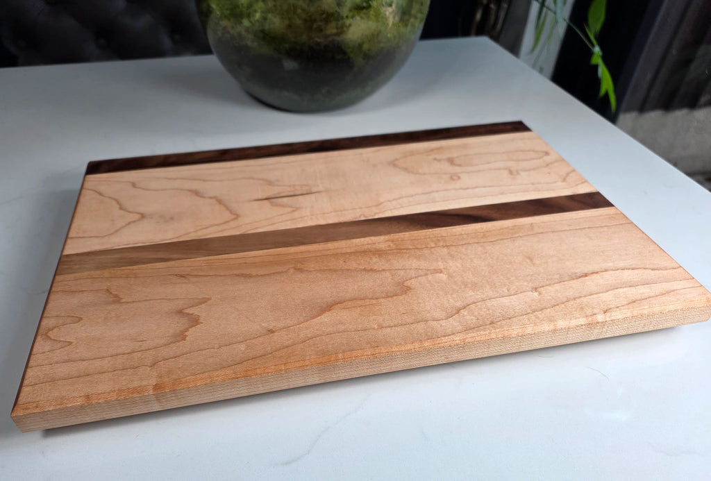Maple and Walnut Serving Board