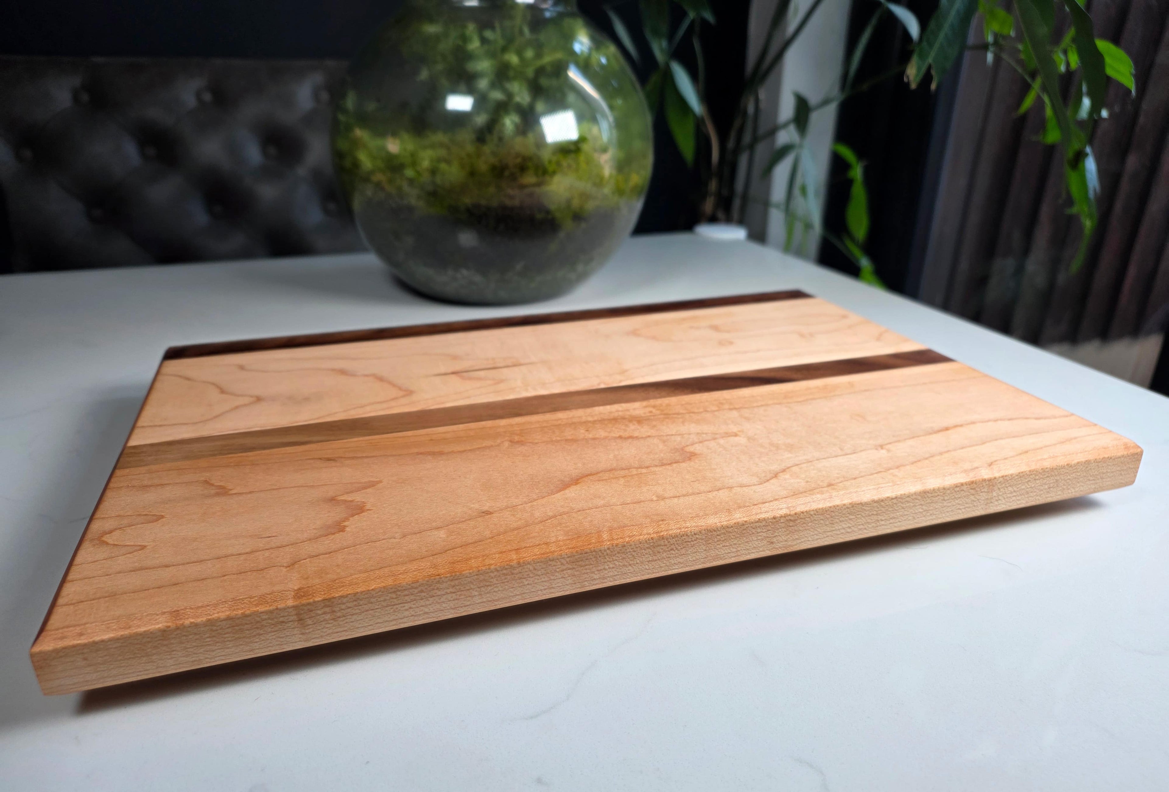 Maple and Walnut Serving Board