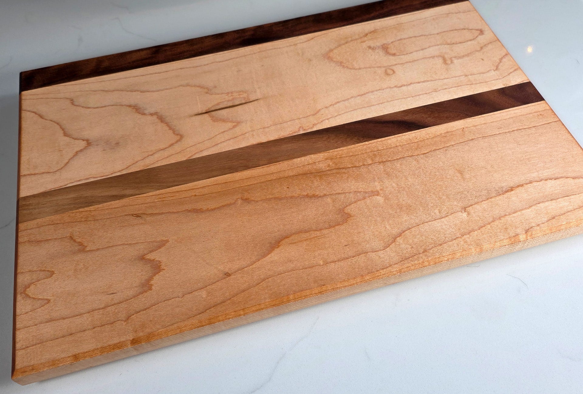 Maple and Walnut Serving Board