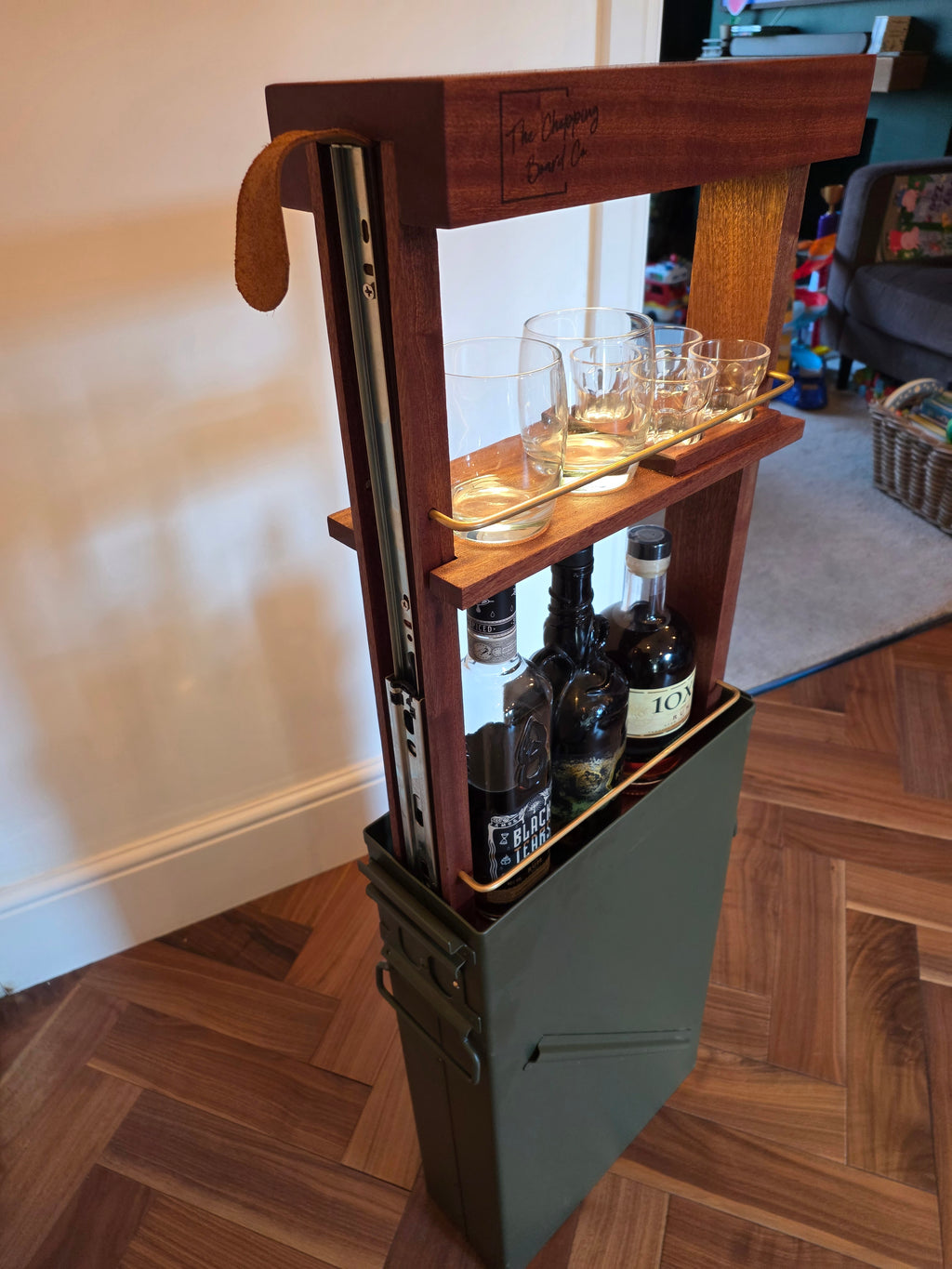 Handmade Ammo Box Mini Bar